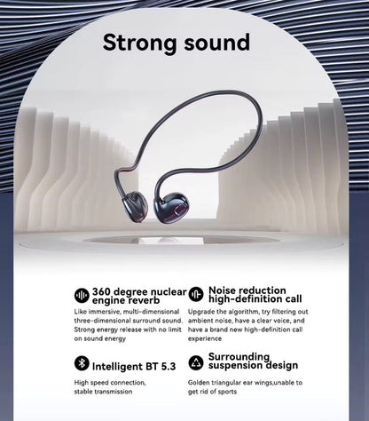 Écouteurs OWS PRO avec tour de cou à conduction osseuse sans fil 5,3 GHz