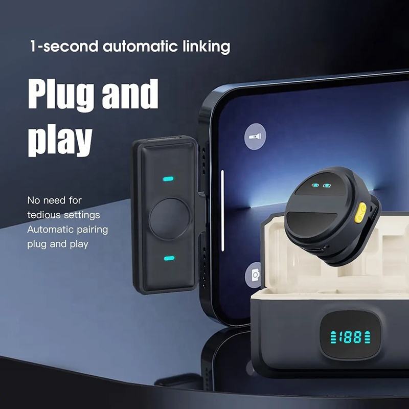 Microphone Sans Fil Cravate Magnétique SX21