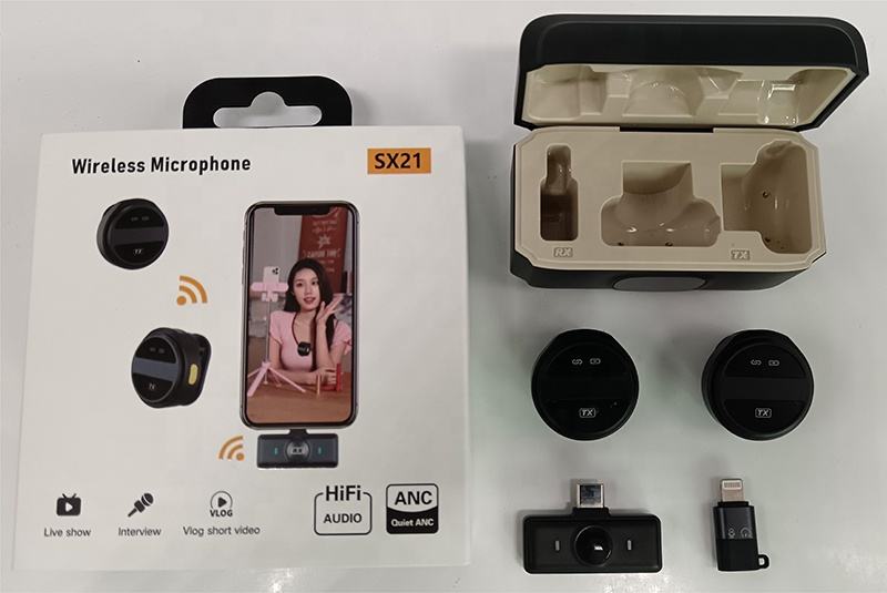 Microphone Sans Fil Cravate Magnétique SX21