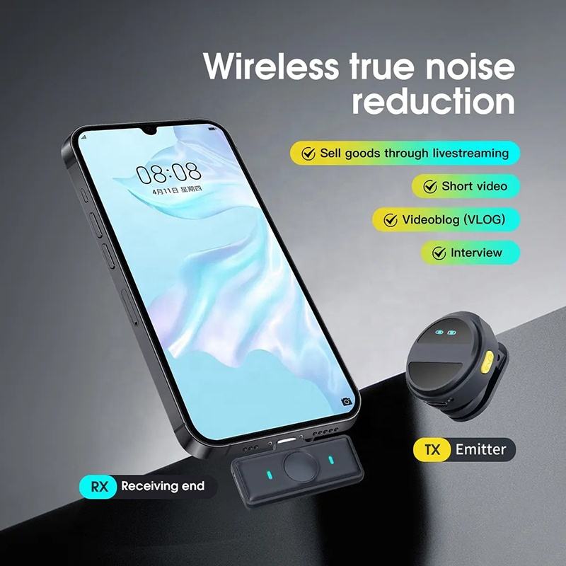 Microphone Sans Fil Cravate Magnétique SX21