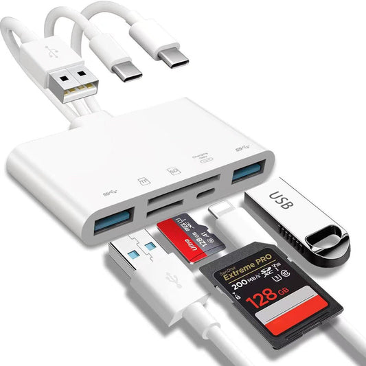Hub USB multiport 5 en 3 / station d’accueil 3-en-1